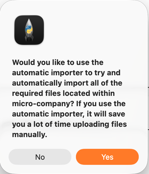 Docker auto importer